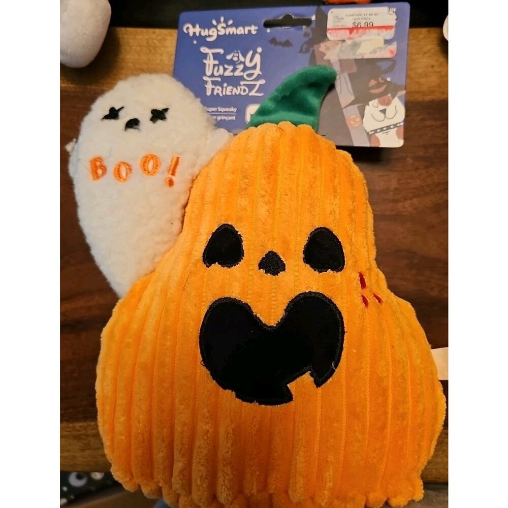 HugSmart ~ Fuzzy Friendz 9”~ Squeaky Dog Toy 8.5”